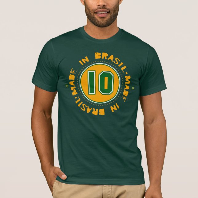 Camiseta Brasil 10 (Frente)