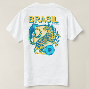 Camiseta Brasil 2026   Tropical Power Amarela