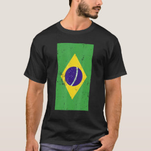 Camiseta Brasil: América do Sul - Bandeira em Desvio