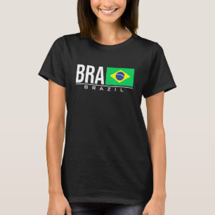 Camiseta Brasil: Bandeira Brasil Código de País Brasileiro 