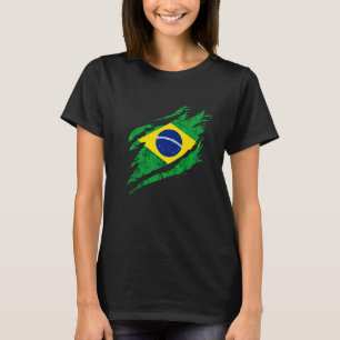 Camiseta Brasil: Bandeira Brasileira