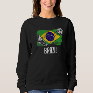 Camiseta Brasil: Bandeira Brasileira de Futebol de Jersey