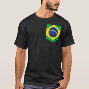 Camiseta Brasil Bandeira Homens Brasileiros Mulheres Menino