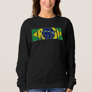 Camiseta Brasil Bandeira Ventilador Brasileiro de Futebol M