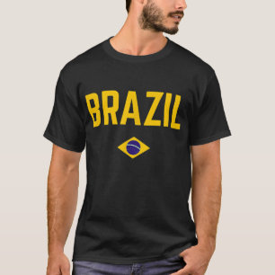 Camiseta BRASIL: Bandeiras masculinas mulheres crianças BRA