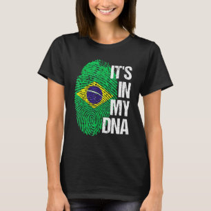 Camiseta Brasil: Bandeja Home Heart Raia Dna Impressão Digi