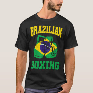 Camiseta Brasil: Boxas Luvas Orgulho Brasil Homens Mulheres