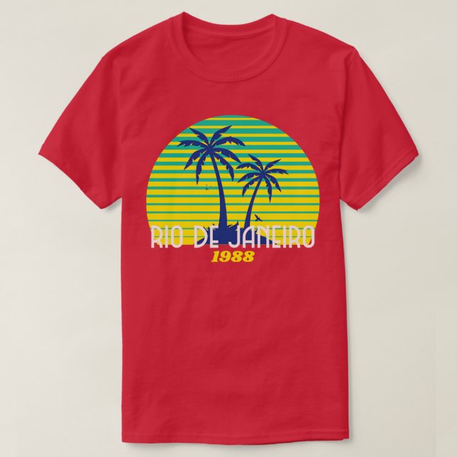 Camiseta brasil brasil no rio de janeiro (Frente do Design)