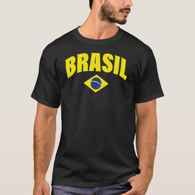 Camiseta Brasil: Brasil Vintage (Frente)