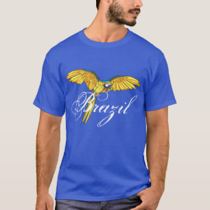 Camiseta Brasil com papagaio