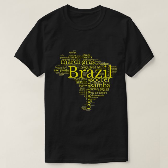 Camiseta Brasil: Copacabana Brasil (Frente do Design)
