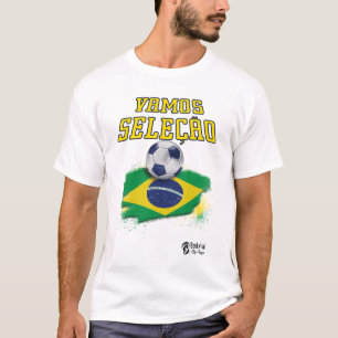 Camiseta Brasil: Equipe Nacional de Futebol Fã Teto ver 3 B