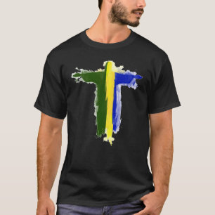 Camiseta Brasil: Estátua de Jesus Motif Cristo Redentor Rio
