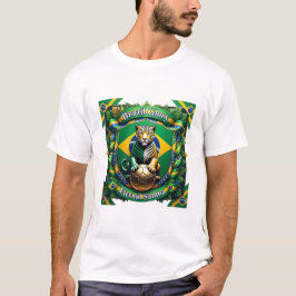 Camiseta Brasil Eterno Jaguar Ascendente, Presente Brasilei