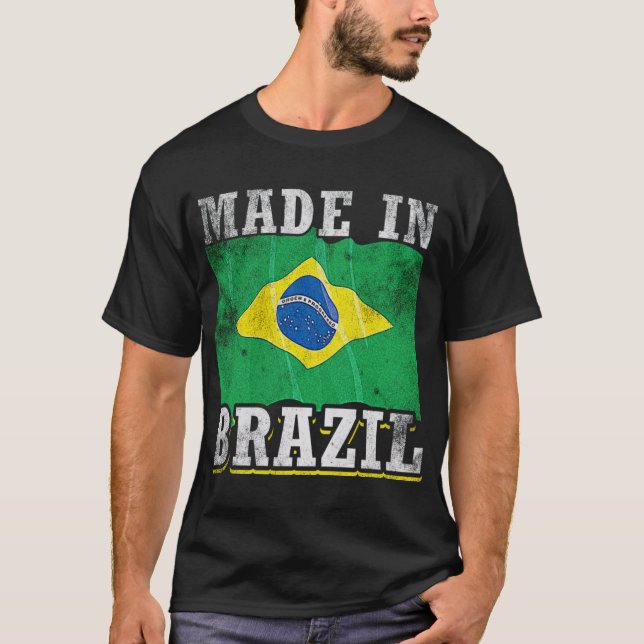Camiseta Brasil feito no Brasil (Frente)