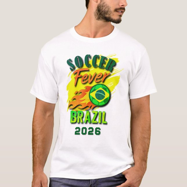 Camiseta Brasil Fever 2026 Fan Gear Limited Edition (Frente)