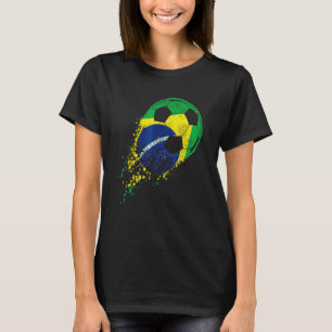 Camiseta Brasil Futebol Brasil Bandeira Orgulho Bandeira P
