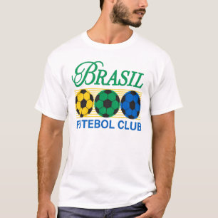 Camiseta Brasil Futebol Club Vintage Soccer
