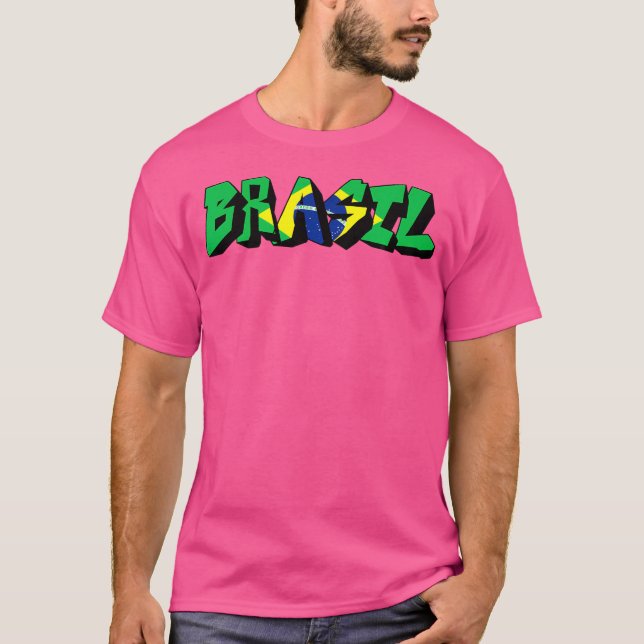 Camiseta Brasil - Grafite Hip Hop Brasil (Frente)