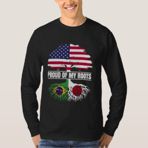 Camiseta Brasil Japão se mistura com orgulho de minhas raíz
