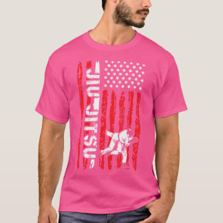 Camiseta Brasil Jiu Jitsu - Bandeira Americana Jiu Ji