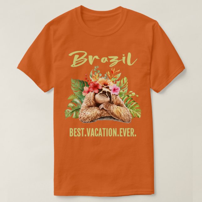 Camiseta Brasil: Melhor Presente De Alguma Vez No Souvenir (Frente do Design)