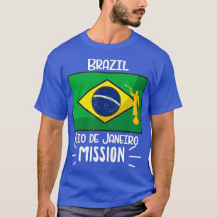 Camiseta Brasil Missão LDS da Mórmon do Norte do Rio de J