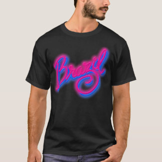 Camiseta BRASIL Neon 80s Cult Film