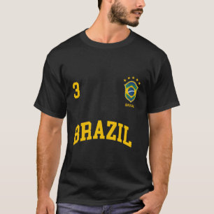 Camiseta Brasil Número 3: Esportes da Equipe Brasileira de