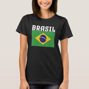 Camiseta Brasil: Orgulho da Bandeira Brasileira Origina Bra