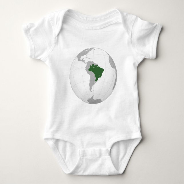Camiseta Brasil (projeção ortográfica) (Frente)