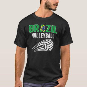 Camiseta Brasil: Voleibol Vende Bandeira Brasileira em Jers
