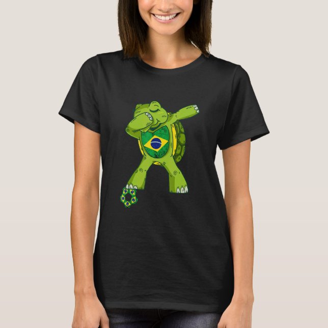 Camiseta Brasileiro Brasileiro de Tartaruga-de-Boca-Cola (Frente)