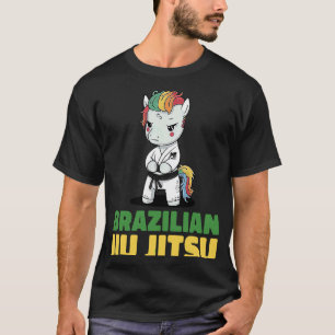 Camiseta Brasileiro Jiu Jitsu e Unicórnio Grappling
