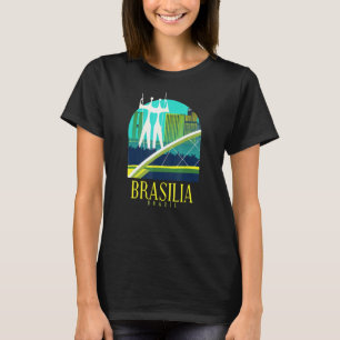 Camiseta Brasília Brasil Skyline Brasileiros