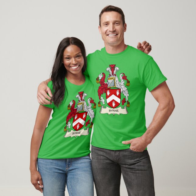 Camiseta Brasões Irlandeses - Byrne (Unissex)