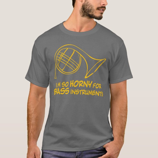 Camiseta Brass Instrument French Horn Orchestra family (Frente)