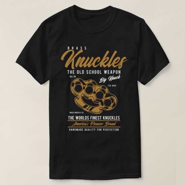 Camiseta Brass Knuckles (Frente do Design)