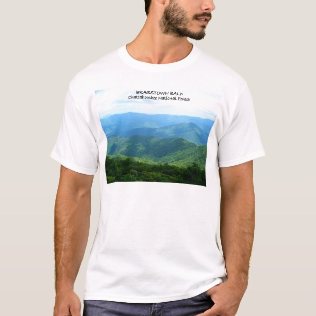 Camiseta Brasstown calvo - floresta nacional de (Frente)