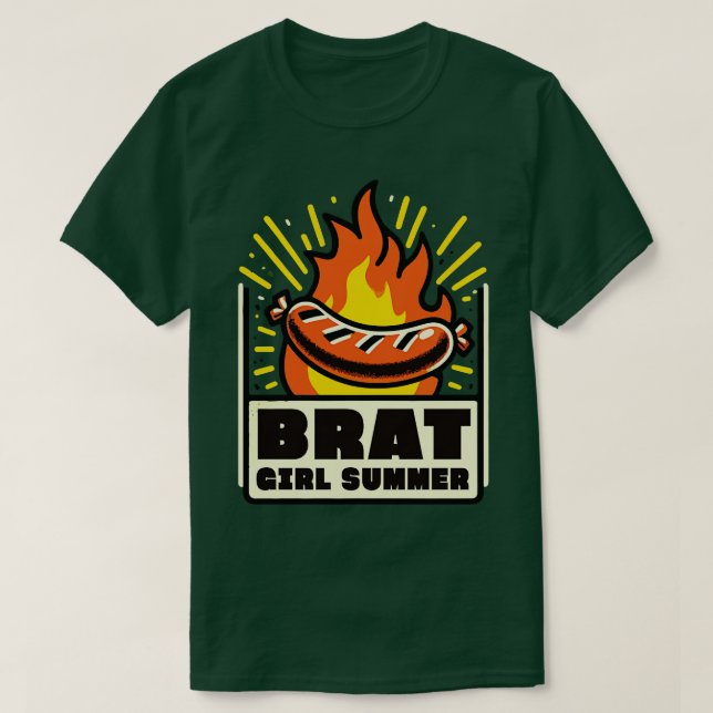 Camiseta Brat Girl Summer 1 (Frente do Design)