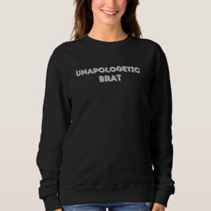Camiseta Brat Gráfico Divertido Sem Peça-Desculpa
