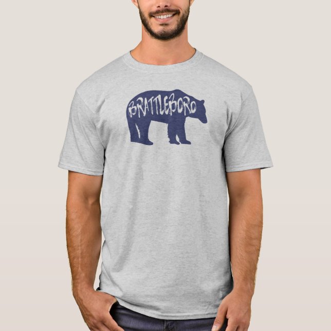 Camiseta Brattleboro Vermont Bear (Frente)