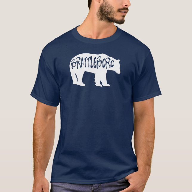 Camiseta Brattleboro Vermont Bear (Frente)