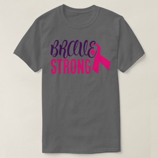 Camiseta Brave amp Strong (Frente do Design)