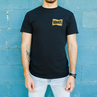 Camiseta BRAVE Bold Streetwear Typography Tee