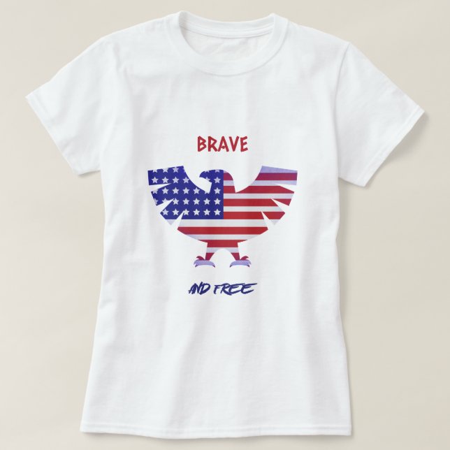 Camiseta Brave e Livre (Frente do Design)