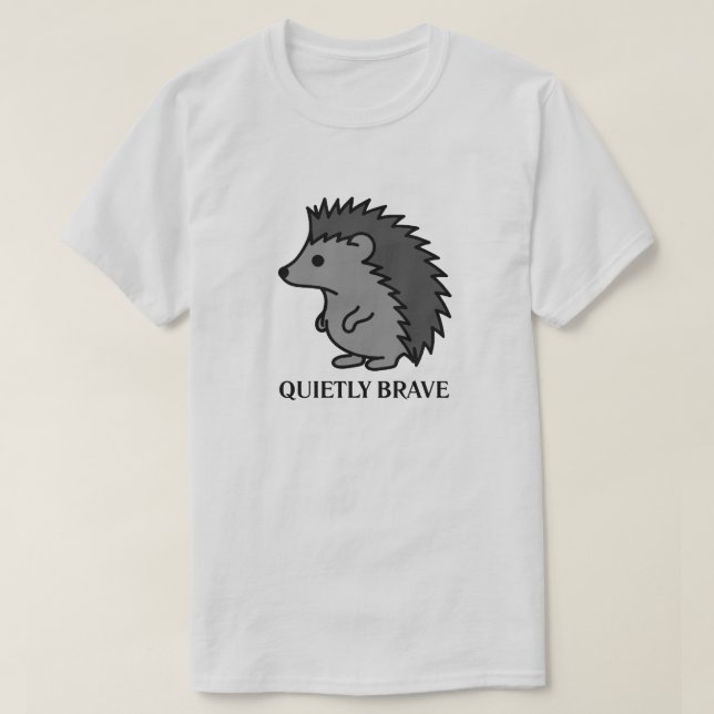 Camiseta Brave Hedgehog (Frente do Design)