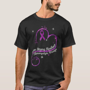 Camiseta Brave Strong Resilient Fibromialgia Guerreira Awar