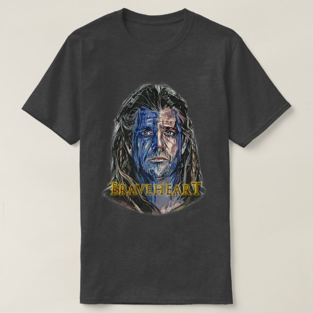 Camiseta Bravecoração William Wallace (Frente do Design)