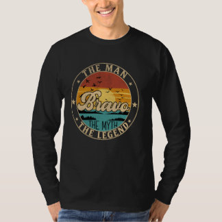 Camiseta BRAVO O Homem O Mito O Nome Da Legenda